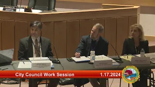 1.17.2024 City Council Work Session RE: Capital Improvement Plan