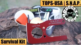 Mini Survival Kit | TOPS Knives USA -- S.N.A.P Survival Knife & Altoids Survival Kit