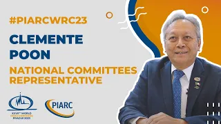 #PIARCWRC23 Clemente Poon – National Committees Representative