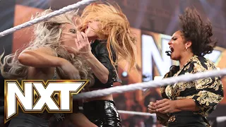 Becky Lynch fends off an attack from Tiffany Stratton & Kiana James: NXT highlights, Sept. 19, 2023