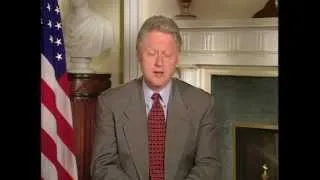 Bill Clinton introduces the Old State House Museum 1996