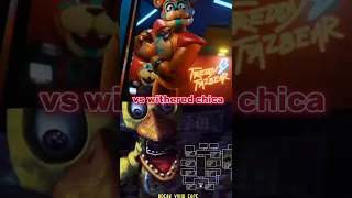 glamrock Freddy vs fnaf 2 || my opinion || #whoisstrongest #fnafshorts  #securitybreach #fnaf2 #edit