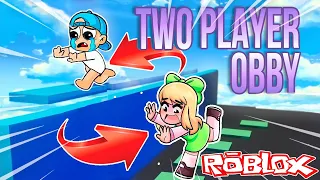 IMPOSIBLE PASAR SIN DOS JUGADORES!! 👧🧑 OBBY TWO PLAYER // ROBLOX BEBENANI