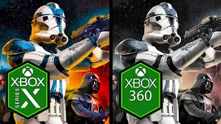 Star Wars Battlefront 2 Xbox Series X vs Xbox 360 Comparison