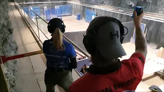 Анастасия первый матч по карабину пистолетного калибра