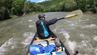 Greenbrier River, WV.  Ronceverte Island to Fort Spring - May 15, 2019