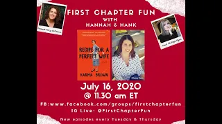 First Chapter Fun - Episode 73 - RECIPE FOR A PERFECT WIFE by Karma Brown