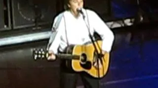 Paul McCartney sings "Things We Said Today" in Montreal, July 27, 2011