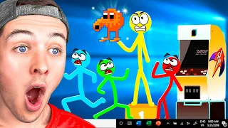 Reacting to the FIRST Animation vs ARCADE! (PACMAN??)