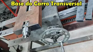 Como Fazer um Torno Caseiro Parte 16 - Iniciamos a Fabricação do Carro Transversal