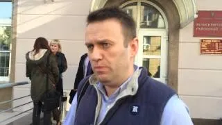 Уставший и недовольный Алексей @navalny после суда.