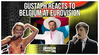 Gustaph reacts to Belgium at Eurovision | Eurovision Hub