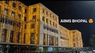 AIIMS BHOPAL 😍 CONVOCATION PREPRATION CAMPUS VIEW ❤️ #aiimsbhopal @MrXAIIMSarifhusain50