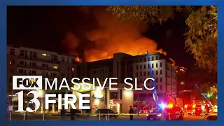 Huge fire at under-construction apartments leads to evacuations in Sugar House