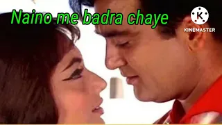 song  Naino me badra chaye Romantic song sadhna and Sunil datta