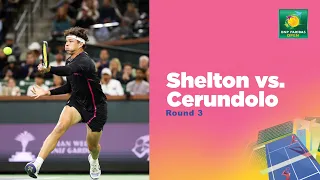 Ben Shelton vs Francisco Cerundolo Highlights | Indian Wells 2024