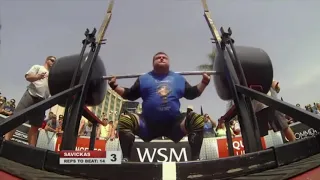 BIG Z squat world record 329kg 15 repetitions