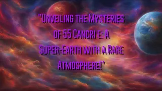 Unveiling the Mysteries of 55 Cancri e: A Super-Earth with a Rare Atmosphere!