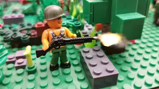 Lego and Cobi Vietnam war film | Cao Son temple | Stop motion video bricks