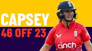 Batting Power! | Alice Capsey Hits 46 off 23 Balls | England v Australia