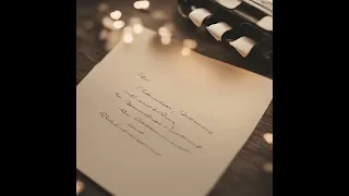 Dom Dover - Goodbye Letters (visual picture)