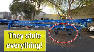 Thieves steal, strip and abandon two chassis in LA