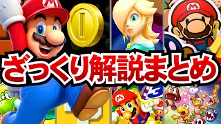 【総集編】スーパーマリオの歴代作品をすべてざっくり解説まとめ【ゆっくり解説】