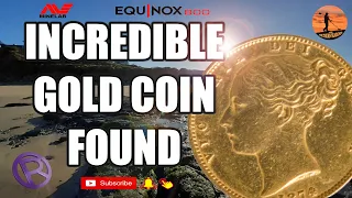 INCREDIBLE GOLD COIN FOUND | MINELAB EQUINOX 800 | REAL TREASURE | METAL DETECTING UK