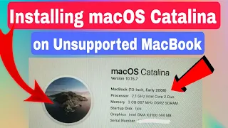 Installing macOS Catalina on Unsupported Macbook || Macbook Early 2008 on macOS Catalina || 2022
