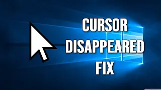 How To FIX Mouse Cursor Disappeared on Windows 10 Problem (Keyboard Only Tutorial)