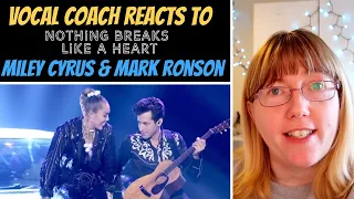 Vocal Coach Reacts to Mark Ronson ft Miley Cyrus 'Nothing Breaks Like a Heart'