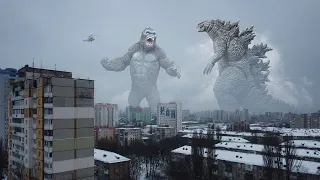 Охота на Годзилла против Кинг Конга! *МЫ ЗАСНЯЛИ ИХ* godzilla vs king kong! Потусторонние