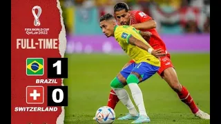 Brazil vs Switzerland (1-0), Casemiro Goal Results and Extended Highlights FIFA World Cup-2022_Qatar