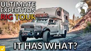 💰$250k Overlanding Beast // THIS is AMAZING // Full Rig Tour [ RAM 5500 / Flatbed / Cirrus 920 ]