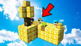 ¿PUEDES SOBREVIVIR AL SKYBLOCK DE LUCKY BLOCKS? 😱 MINECRAFT MODS