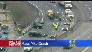 Mass Pike Car Crash Injures 5