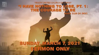 March 7 | Trinity UCC Sermon Only | Rev. Dr. Otis Moss III