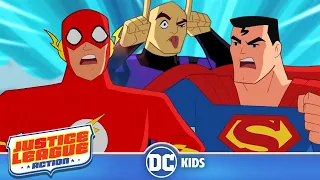 Justice League Action | Lex Luthor Stops Time | @dckids