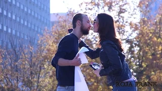 Kiss Me, I Have a Beard Kiss Prank