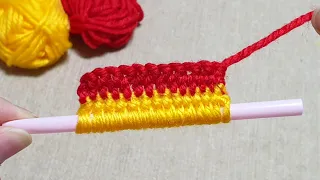 Amazing Flower Craft Ideas with Woolen - Hand Embroidery Amazing Trick - Easy Wool Flower Design