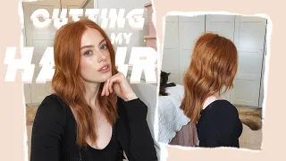 CUTTING MY HAIR SHORT & HOW I STYLE IT | MsRosieBea