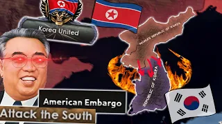 How Kim Il-sung Could UNITE THE WHOLE KOREA! Cold War Mod- Hearts of Iron 4