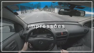 A BORDO DO CORSA 1.0 MAXX 2004 | IMPRESSÕES SOBRE O CARRO