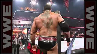 Wwe batista breaks Goldberg Ankle (Full HD)