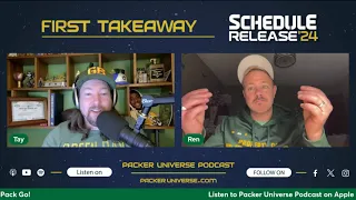 Schedule Release First Reaction - Packers 2024 Schedule