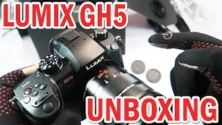 Panasonic Lumix GH5 Unboxing | Camera Settings Preview | Leica Lens 12-60mm