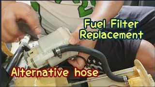 HARD STARTING ISSUE | HOW TO REPLACE THE FUEL FILTER OF TOYOTA VIOS & USE OF FUEL HOSE |Tools in Bio