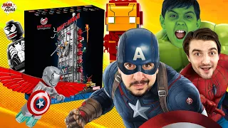 ПАПА БОБ, ПАПА РОБ И ЯРИК: ВСЕ ВИДЕО LEGO MARVEL НА ПАПА ДОМА: КАПИТАН АМЕРИКА, ЧЕЛОВЕК-ПАУК И ВЕНОМ