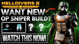 HELLDIVERS 2 NEW SECRET ANTI-MATERIAL SNIPER RIFLE Build?... DO THIS NOW!