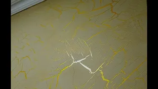 Как делается декоративная покраска с трещинами